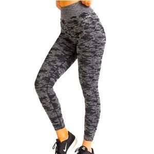 AYBL High Rise Full Length Leggings Sz S - Gray Camo